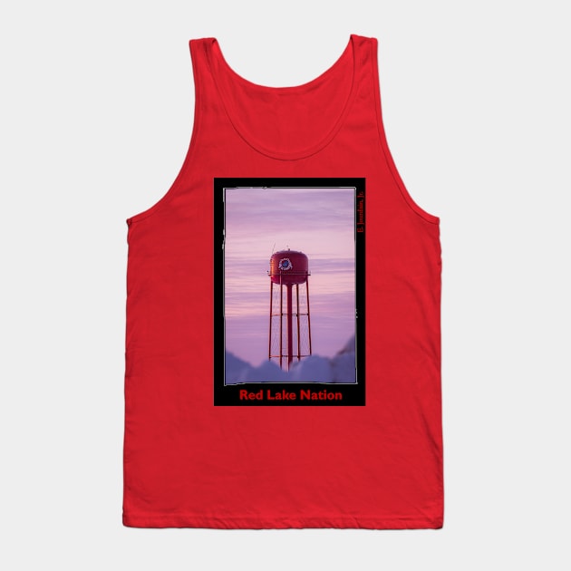 Red Lake Nation Polaroid Tank Top by ejourdainjr